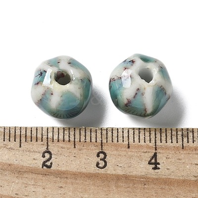 Vintage Porcelain Pumpkin Beads PORC-L080-H03-1