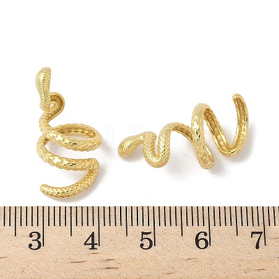 Matte Gold Color 925 Sterling Silver Beads STER-R014-09G-1