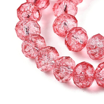 Transparent Glass Beads Strands GLAA-T023-8mm-A13-1