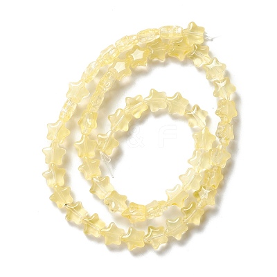 Transparent Glass Beads Strand GLAA-F112-02D-1