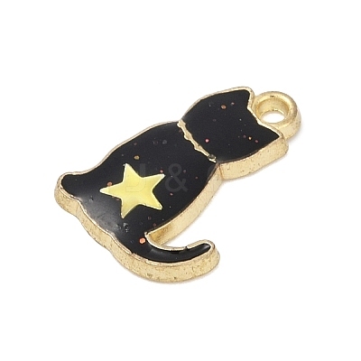 Alloy Enamel Pendants PALLOY-V003-02G-03-1