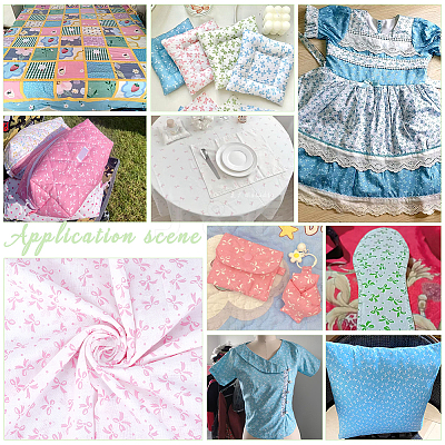 Cotton Fabric DIY-WH0308-839C-1