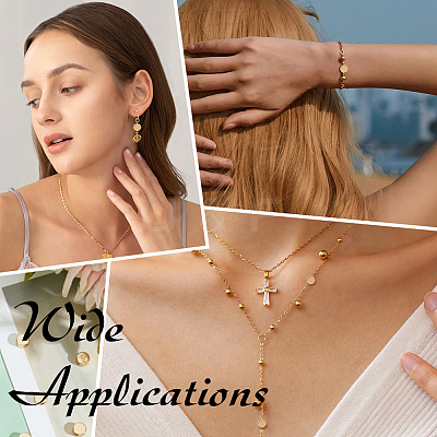 70Pcs Long-Lasting Plated Brass Beads KK-ME0002-06-1