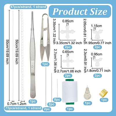 2 Sets Polyoxymethylene(POM) Toy Skeleton Joint DIY-OC0012-28-1