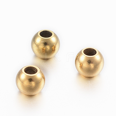Ion Plating(IP) 304 Stainless Steel Beads X-STAS-H394-09G-1