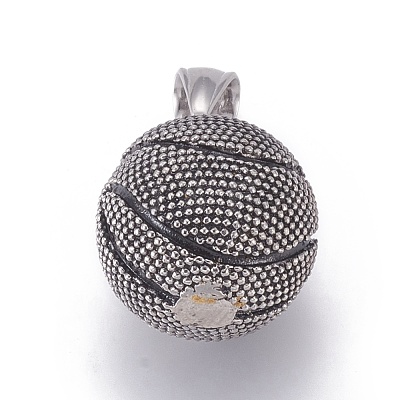 304 Stainless Steel Pendants STAS-G207-12B-1