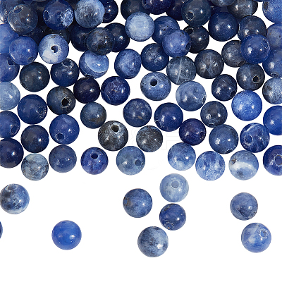 4 Strands Natural Sodalite Beads Strands G-NB0004-97-1