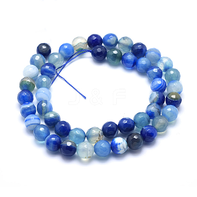 Natural Agate Beads G-J371-01-10mm-1