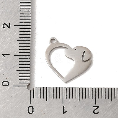 Non-Tarnish 201 Stainless Steel Pendants STAS-E211-09P-1
