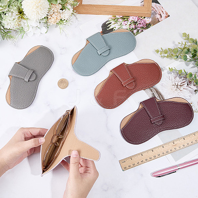 1Pc PU Leather Glasses Case AJEW-CN0006-94I-1