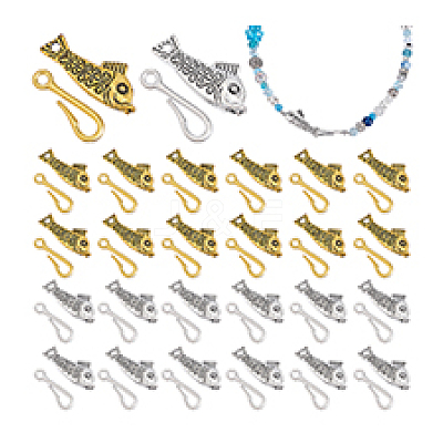 40 Sets 2 Colors Alloy Toggle Clasps FIND-PH0025-59-1