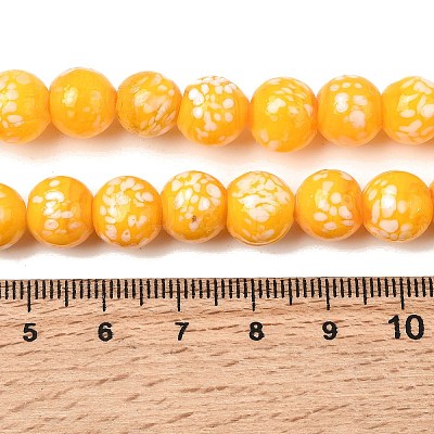 Handmade Lampwork Beads Strands LAMP-H071-01C-07-1