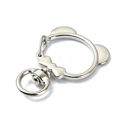Alloy Swivel Clasps KEYC-Z005-01P-1