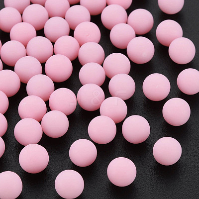 Opaque Acrylic Beads PAB702Y-B01-02-1