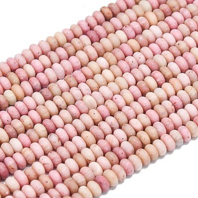 Natural Rhodonite Beads Strands G-P575-A18-4x2mm-1
