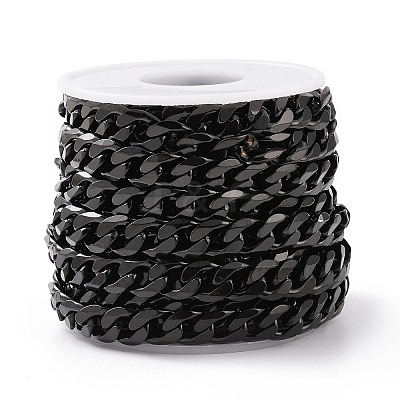 304 Stainless Steel Cuban Link Chains CHS-L020-023EB-1