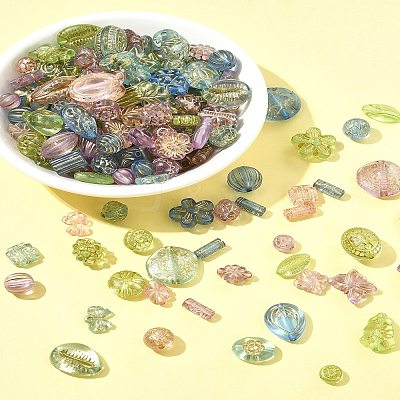 100G Transparent Acrylic Beads OACR-FS0002-01-1