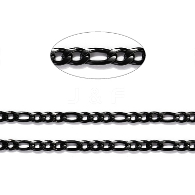 304 Stainless Steel Figaro Chains CHS-H007-30B-1-1