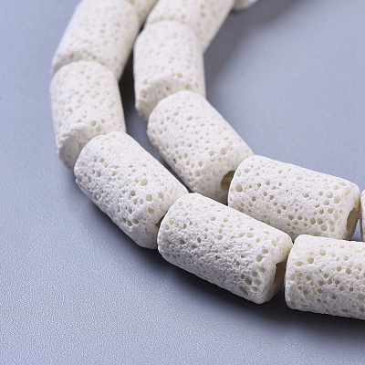 Natural Lava Rock Beads Strands G450-B12-1