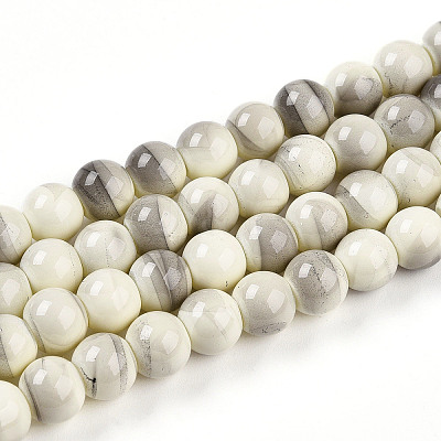 Baking Paint Glass Beads X1-DGLA-N013-8mm-02-1