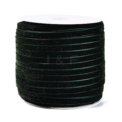 Glitter Sparkle Single Face Velvet Ribbon SRIB-Q023-01B-10-1