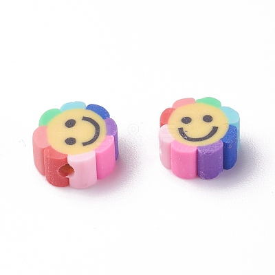 Handmade Polymer Clay Beads X-CLAY-I010-15-1
