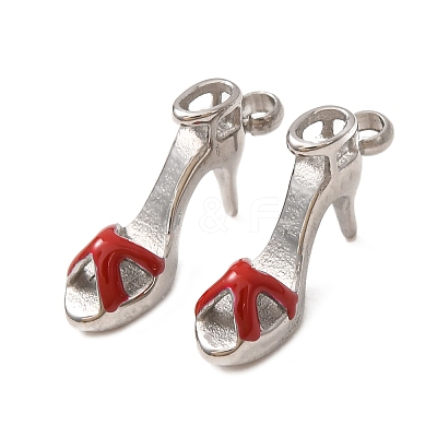304 Stainless Steel Enamel Pendants SA-CBAE384-07P-1