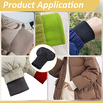 3 Pairs Polyester Oversleeves AJEW-BC0008-78B-1