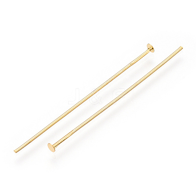 Brass Flat Head Pins KK-G331-11-0.7x40-1