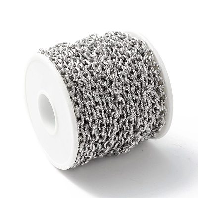 Tarnish Resistant 304 Stainless Steel Cable Chains STAS-P300-02P-1