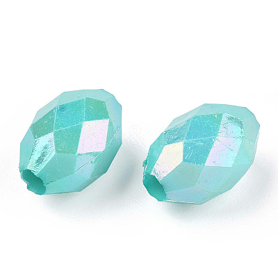Opaque Acrylic Beads TACR-S153-32I-05-1