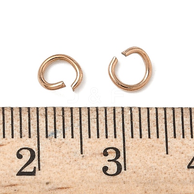 304 Stainless Steel Open Jump Rings STAS-Z150-01B-RG-1