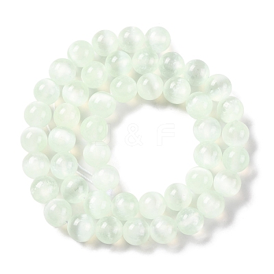 Natural Selenite Beads Strands G-C142-01B-06-1