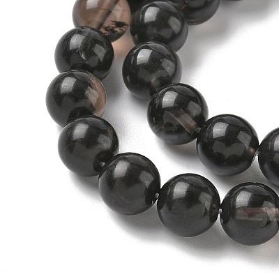 Natural Ice Obsidian Beads Strands G-P590-A03-10mm-03-1