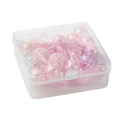 40Pcs 10 Styles Acrylic Beads MACR-FS0001-67-1