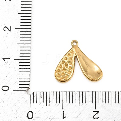 304 Stainless Steel Pendant Rhinestone Settings SA-CBA038A-01A-G-1