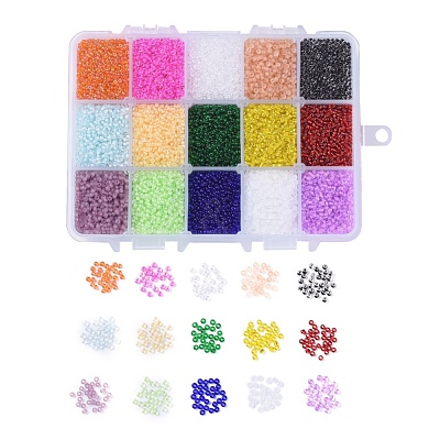 12/0 Grade A Round Glass Seed Beads SEED-JP0008-03-1