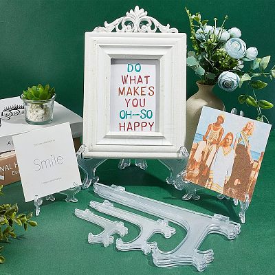 6Pcs 3 Styles Plastic Display Stands ODIS-NB0001-11-1