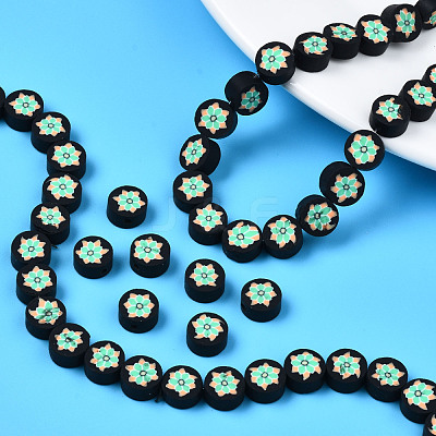 Handmade Polymer Clay Beads Strands CLAY-T020-08A-1
