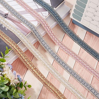 Polyester Woven Ribbon WCOR-WH0001-04D-1