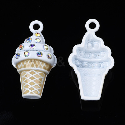 Rack Plating Alloy Enamel Pendants PALLOY-N172-005D-1