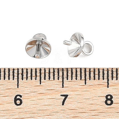SHEGRACE Brass Cup Pearl Peg Bails Pin Pendants XGRQ1R170-348P-1