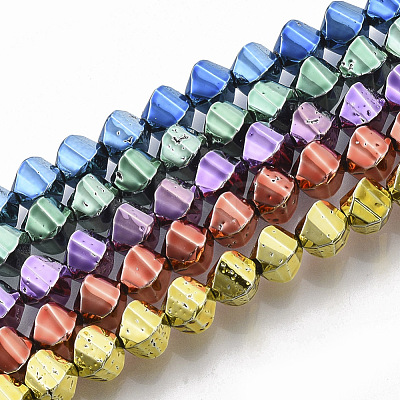 Electroplated Non-magnetic Synthetic Hematite Beads Strands G-S365-014-1