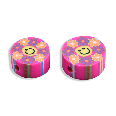 Handmade Polymer Clay Beads CLAY-T019-14D-1