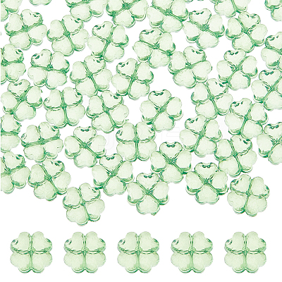 200Pcs Transparent Acrylic Beads TACR-HS0001-04-1