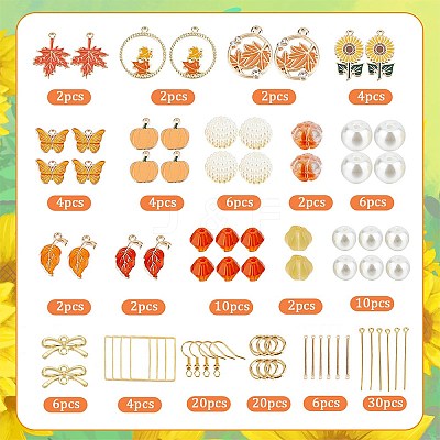 Thanksgiving Day Earring Making Kit DIY-SC0021-84-1