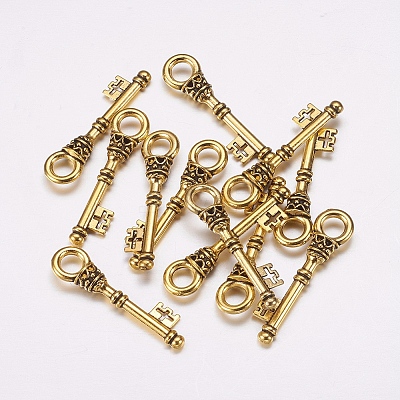 Tibetan Style Alloy Pendants LS-TIBEP-EA10909YKG-AG-LF-1