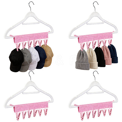 Fabric Hanging Clothes Peg Organizer AJEW-WH0455-394C-1