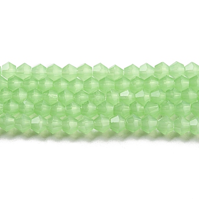 Imitation Jade Glass Beads Strands EGLA-A039-J2mm-D01-1