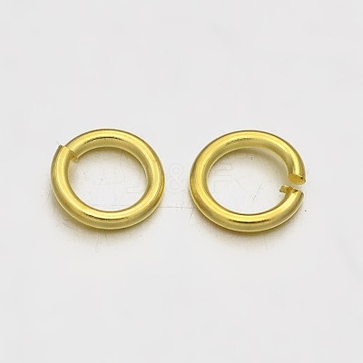 Brass Open Jump Rings LS-KK-E647-17G-4mm-1